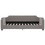 Trundle sofa bed with drawers taupe gray fabric 80x200 cm by vidaXL, Beds and slatted bases - Ref: Foro24-3197668, Price: 292...