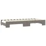 Trundle sofa bed with drawers taupe gray fabric 80x200 cm by vidaXL, Beds and slatted bases - Ref: Foro24-3197668, Price: 292...