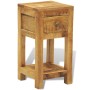 Mesita de noche con 1 cajón de macera maciza de mango de vidaXL, Mesitas de noche - Ref: Foro24-241090, Precio: 140,48 €, Des...