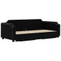 Sofá cama nido con cajones tela negro 90x190 cm de vidaXL, Camas y somieres - Ref: Foro24-3197682, Precio: 292,19 €, Descuent...