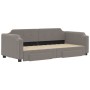 Sofá cama nido con cajones tela gris taupe 100x200 cm de vidaXL, Camas y somieres - Ref: Foro24-3197678, Precio: 313,26 €, De...