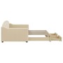 Sofá cama nido con cajones tela color crema 90x200 cm de vidaXL, Camas y somieres - Ref: Foro24-3197570, Precio: 287,85 €, De...