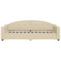 Sofá cama nido con cajones tela color crema 80x200 cm de vidaXL, Camas y somieres - Ref: Foro24-3197565, Precio: 292,81 €, De...