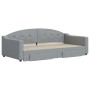 Sofá cama nido con cajones tela gris claro 100x200 cm de vidaXL, Camas y somieres - Ref: Foro24-3197571, Precio: 304,40 €, De...
