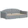 Sofá cama nido con cajones tela gris claro 90x190 cm de vidaXL, Camas y somieres - Ref: Foro24-3197576, Precio: 287,97 €, Des...