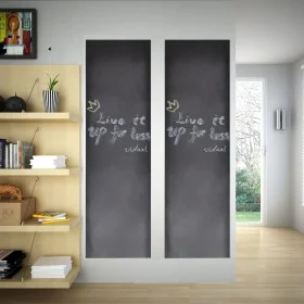 Rollo adhesivo de pizarra de pared con tizas 2 uds 0,45 x 2 m de vidaXL, Pizarras - Ref: Foro24-140897, Precio: 16,40 €, Desc...
