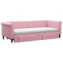 Sofá cama nido con cajones terciopelo rosa 80x200 cm de vidaXL, Camas y somieres - Ref: Foro24-3197839, Precio: 464,02 €, Des...