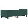 Sofá cama nido con cajones terciopelo verde oscuro 90x200 cm de vidaXL, Camas y somieres - Ref: Foro24-3196741, Precio: 292,8...