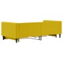 Sofá cama nido con cajones terciopelo amarillo 90x200 cm de vidaXL, Camas y somieres - Ref: Foro24-3196744, Precio: 298,46 €,...