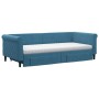 Sofá cama nido con cajones terciopelo azul 90x200 cm de vidaXL, Camas y somieres - Ref: Foro24-3197842, Precio: 479,06 €, Des...