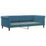 Sofá cama nido con cajones terciopelo azul 90x200 cm de vidaXL, Camas y somieres - Ref: Foro24-3197842, Precio: 479,06 €, Des...