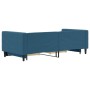 Sofá cama nido con cajones terciopelo azul 90x200 cm de vidaXL, Camas y somieres - Ref: Foro24-3196738, Precio: 288,84 €, Des...