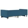 Trundle sofa bed with drawers blue velvet 90x200 cm by vidaXL, Beds and slatted bases - Ref: Foro24-3196738, Price: 289,63 €,...