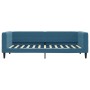 Sofá cama nido con cajones terciopelo azul 90x200 cm de vidaXL, Camas y somieres - Ref: Foro24-3196738, Precio: 288,84 €, Des...