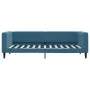 Trundle sofa bed with drawers blue velvet 90x200 cm by vidaXL, Beds and slatted bases - Ref: Foro24-3196738, Price: 289,63 €,...
