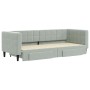Sofá cama nido con cajones terciopelo gris claro 80x200 cm de vidaXL, Camas y somieres - Ref: Foro24-3196732, Precio: 289,44 ...