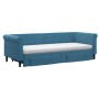 Sofá cama nido con cajones terciopelo azul 80x200 cm de vidaXL, Camas y somieres - Ref: Foro24-3197835, Precio: 454,51 €, Des...