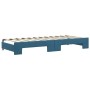 Sofá cama nido con cajones terciopelo azul 80x200 cm de vidaXL, Camas y somieres - Ref: Foro24-3197835, Precio: 454,51 €, Des...