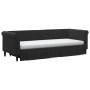 Sofá cama nido con cajones terciopelo negro 80x200 cm de vidaXL, Camas y somieres - Ref: Foro24-3197840, Precio: 455,90 €, De...