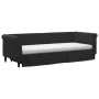 Trundle sofa bed with drawers black velvet 80x200 cm by vidaXL, Beds and slatted bases - Ref: Foro24-3197840, Price: 457,11 €...