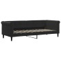Sofá cama nido con cajones terciopelo negro 80x200 cm de vidaXL, Camas y somieres - Ref: Foro24-3197840, Precio: 455,90 €, De...