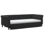 Sofá cama nido con cajones terciopelo negro 90x200 cm de vidaXL, Camas y somieres - Ref: Foro24-3197847, Precio: 481,70 €, De...