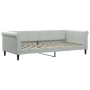 Sofá cama nido con cajones terciopelo gris claro 90x200 cm de vidaXL, Camas y somieres - Ref: Foro24-3197843, Precio: 487,28 ...
