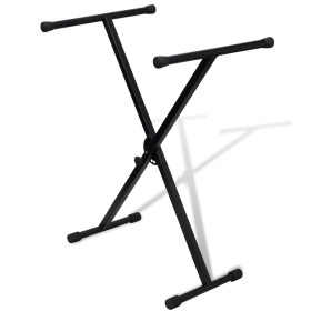 Ajustable Soporte Solo De Teclado Musical Marco-X de vidaXL, Atriles para partituras - Ref: Foro24-70029, Precio: 33,37 €, De...
