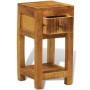 Mesita de noche con 1 cajón de macera maciza de mango de vidaXL, Mesitas de noche - Ref: Foro24-241090, Precio: 140,48 €, Des...
