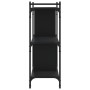 Librería de 3 estantes madera de ingeniería negro 76x32x88 cm de vidaXL, Librerías y estanterías - Ref: Foro24-833930, Precio...