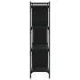 Librería de 4 estantes madera de ingeniería negra 76x32x123 cm de vidaXL, Librerías y estanterías - Ref: Foro24-833935, Preci...