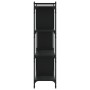 Librería de 4 estantes madera de ingeniería negra 76x32x123 cm de vidaXL, Librerías y estanterías - Ref: Foro24-833935, Preci...
