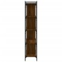 Librería 5 estantes madera ingeniería marrón roble 76x32x158 cm de vidaXL, Librerías y estanterías - Ref: Foro24-833944, Prec...