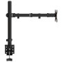 Soporte para monitor acero negro VESA 75/100 mm de vidaXL, Soportes para monitores y televisor - Ref: Foro24-358001, Precio: ...