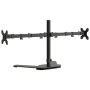 Soporte para monitor doble acero negro VESA 75/100 mm de vidaXL, Soportes para monitores y televisor - Ref: Foro24-358008, Pr...