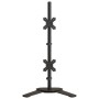 Soporte para monitor doble acero negro VESA 75/100 mm de vidaXL, Soportes para monitores y televisor - Ref: Foro24-358007, Pr...