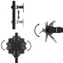 Soporte para monitor doble acero negro VESA 75/100 mm de vidaXL, Soportes para monitores y televisor - Ref: Foro24-358007, Pr...