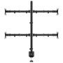 Soporte para monitor acero negro VESA 75/100 mm de vidaXL, Soportes para monitores y televisor - Ref: Foro24-358004, Precio: ...