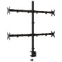Soporte para monitor acero negro VESA 75/100 mm de vidaXL, Soportes para monitores y televisor - Ref: Foro24-358004, Precio: ...