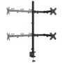 Soporte para monitor acero negro VESA 75/100 mm de vidaXL, Soportes para monitores y televisor - Ref: Foro24-358004, Precio: ...