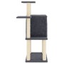 Rascador para gatos con postes de sisal gris oscuro 97 cm de vidaXL, Mobiliario para gatos - Ref: Foro24-172066, Precio: 45,8...