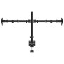 Soporte para monitor doble acero negro VESA 75/100 mm de vidaXL, Soportes para monitores y televisor - Ref: Foro24-358002, Pr...