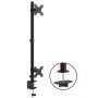 Soporte para monitor doble acero negro VESA 75/100 mm de vidaXL, Soportes para monitores y televisor - Ref: Foro24-358000, Pr...