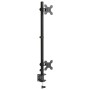Soporte para monitor doble acero negro VESA 75/100 mm de vidaXL, Soportes para monitores y televisor - Ref: Foro24-358000, Pr...
