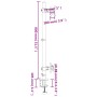 Soporte para monitor doble acero negro VESA 75/100 mm de vidaXL, Soportes para monitores y televisor - Ref: Foro24-358000, Pr...