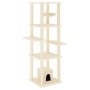 Rascador para gatos con postes de sisal crema 154 cm de vidaXL, Mobiliario para gatos - Ref: Foro24-172055, Precio: 92,41 €, ...