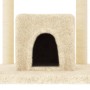 Rascador para gatos con postes de sisal crema 154 cm de vidaXL, Mobiliario para gatos - Ref: Foro24-172055, Precio: 92,41 €, ...