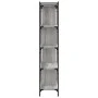 Librería 5 estantes madera ingeniería gris Sonoma 76x32x158 cm de vidaXL, Librerías y estanterías - Ref: Foro24-833943, Preci...