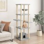 Rascador para gatos con postes de sisal gris claro 154 cm de vidaXL, Mobiliario para gatos - Ref: Foro24-172056, Precio: 82,2...