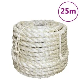 Cuerda 100% sisal 14 mm 25 m de vidaXL, Sogas y cuerdas metálicas - Ref: Foro24-155031, Precio: 36,94 €, Descuento: %